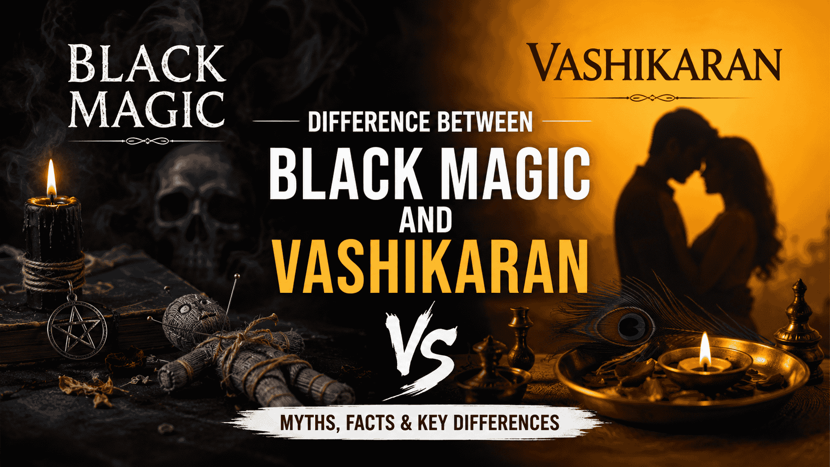 Difference Between Black Magic and Vashikaran: Myths, Facts & Key Differences 